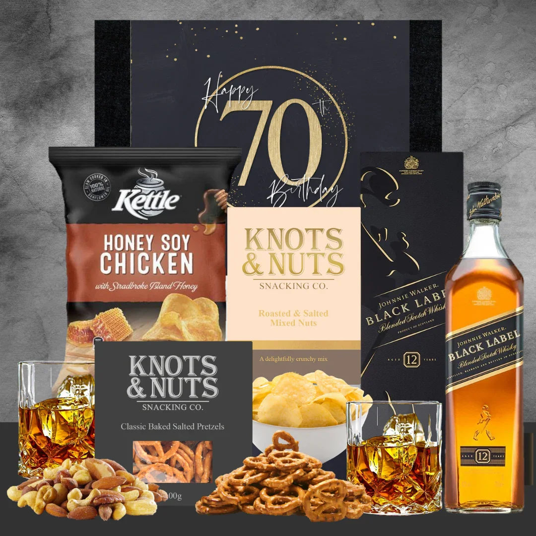 Happy 70th Johnnie's Gift Hamper - Tastebuds