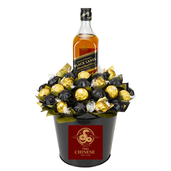 Chinese New Year Whisky Chocolate Bouquet