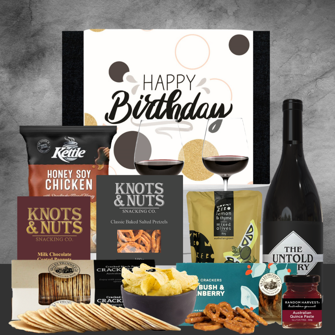 Shiraz Wine Birthday Hamper For Him