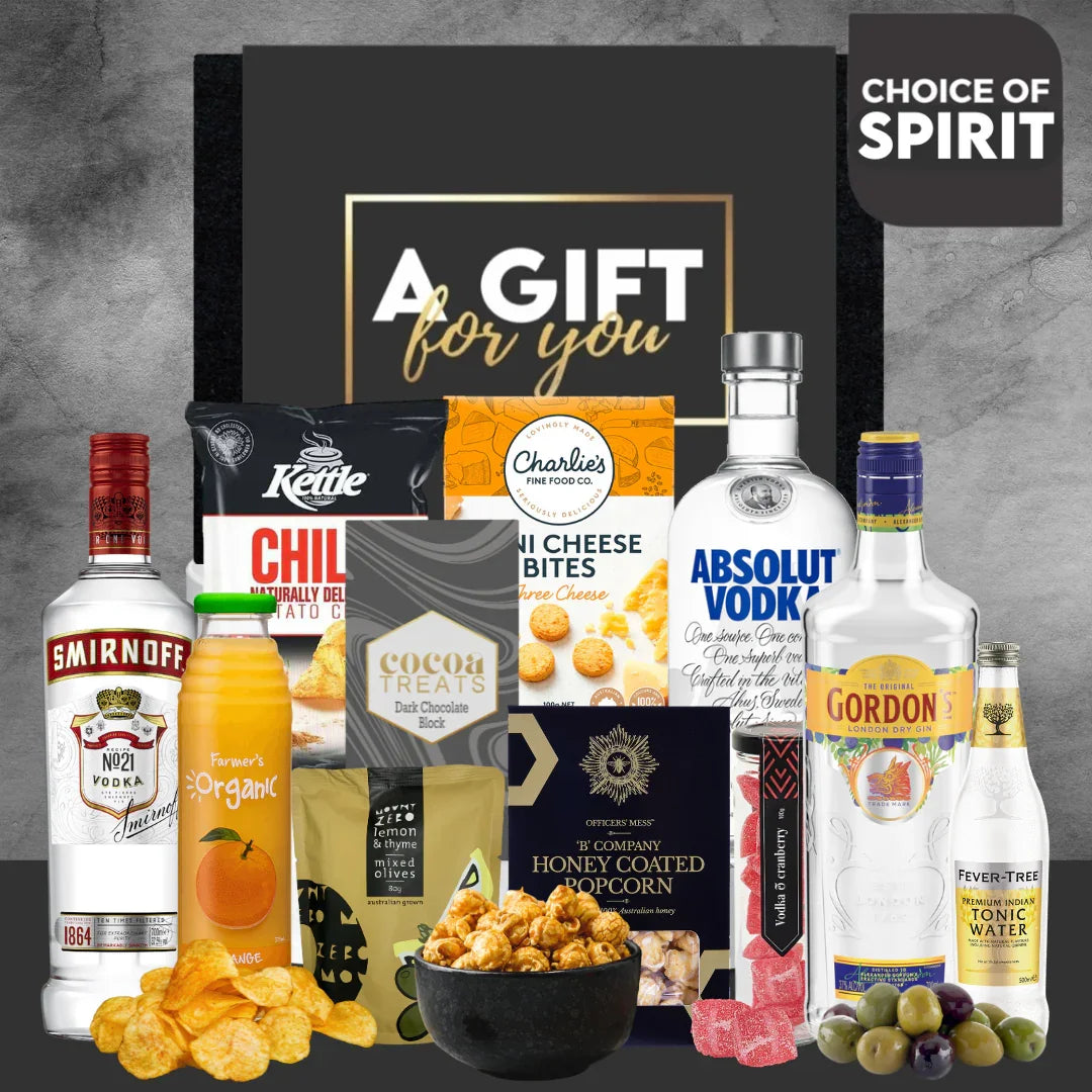 Spirits Hamper with Alcohol - Tastebuds