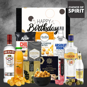 Spirits Birthday Gift Hamper - Tastebuds
