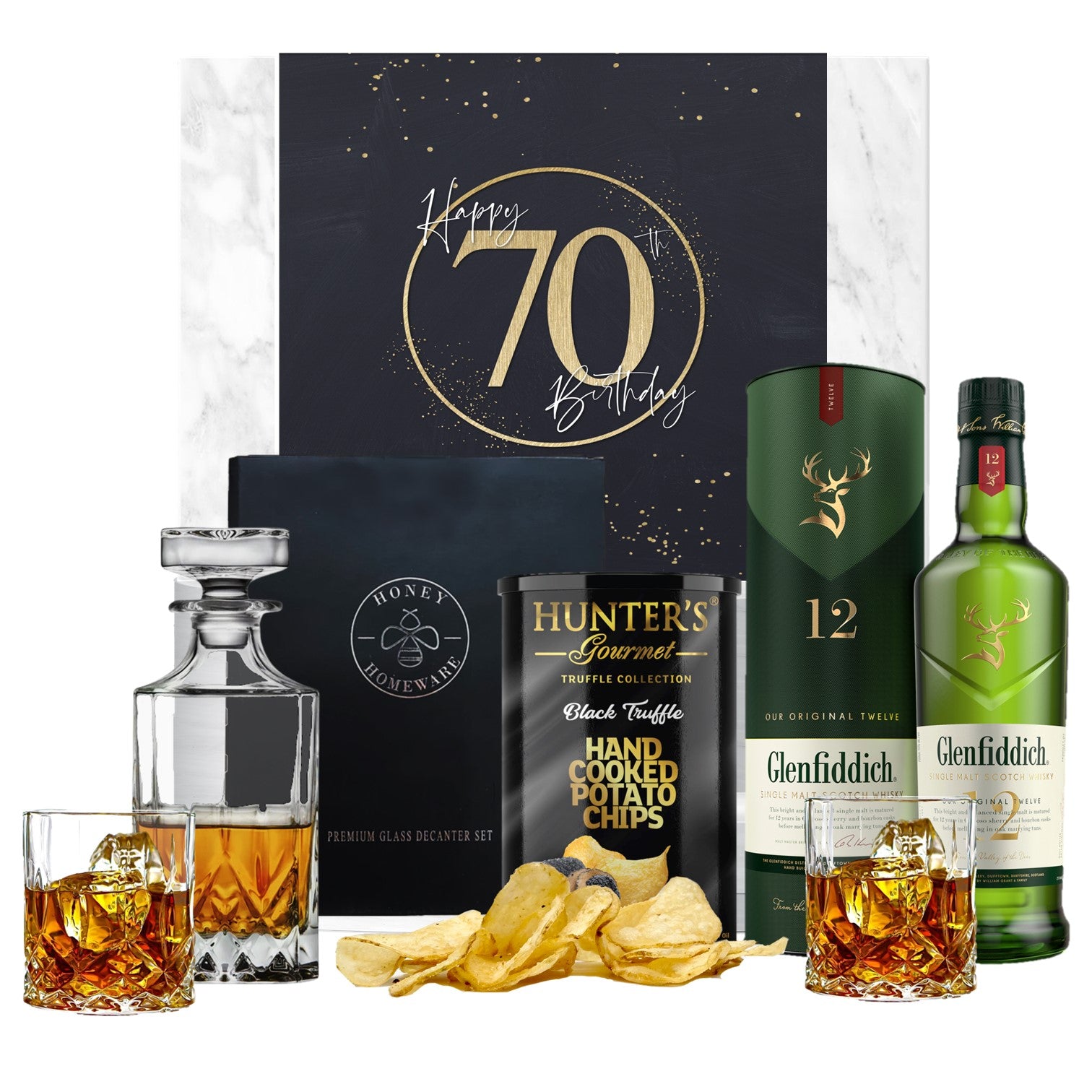 70th Birthdays & Glenfiddich Decanter Hamper