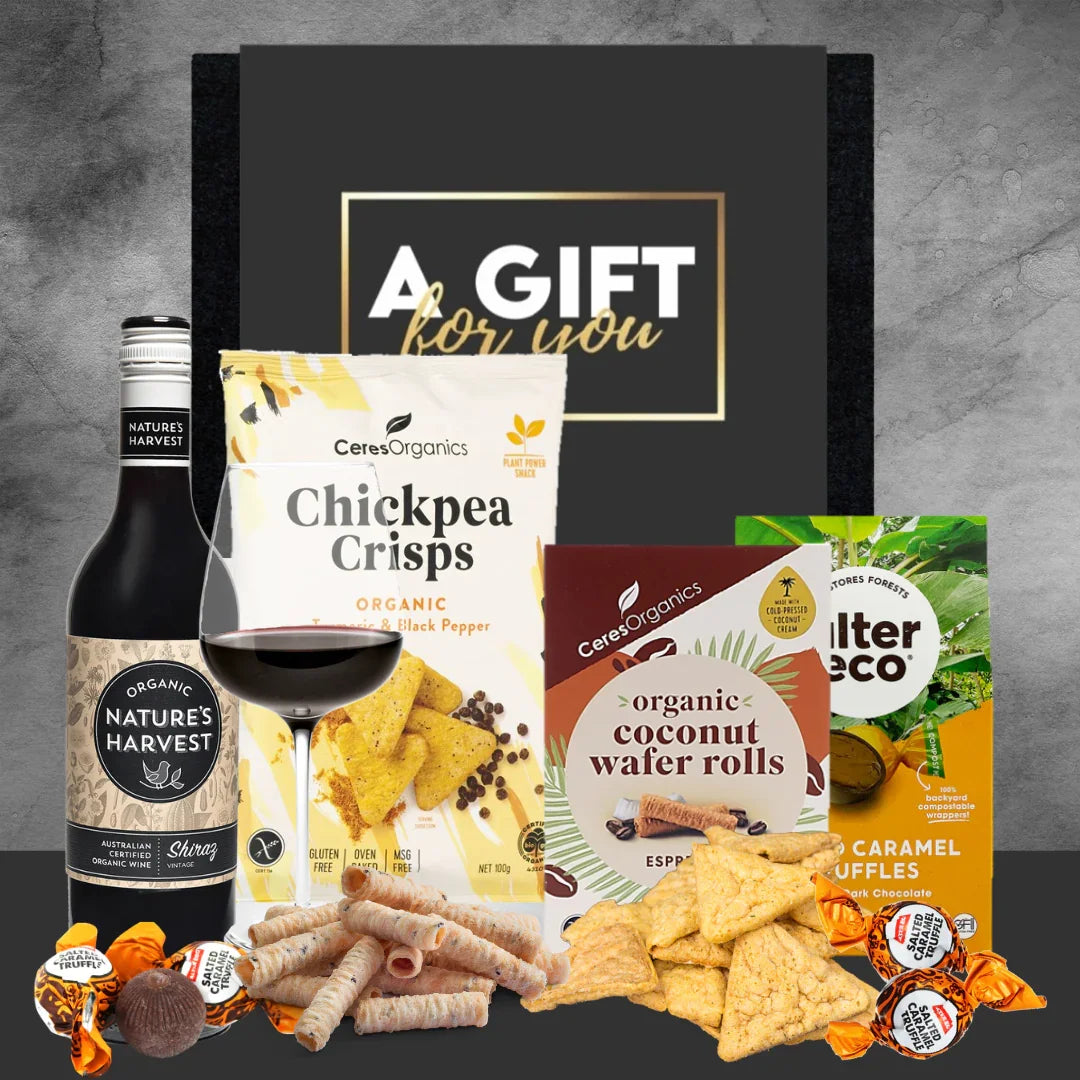 Wine & Gluten Free Food Gift Basket - Tastebuds