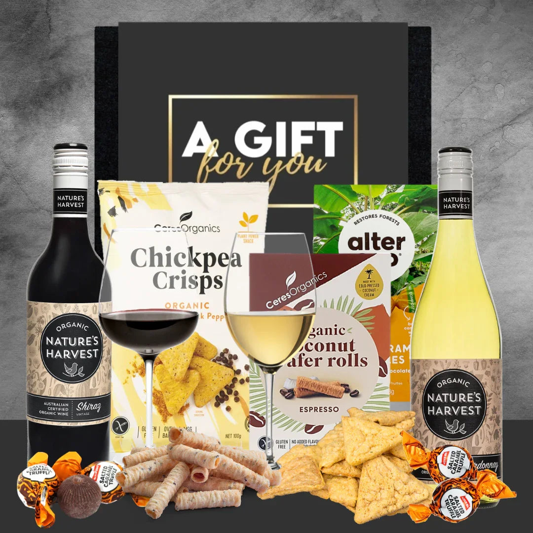 Wine & Gluten Free Food Gift Basket - Tastebuds