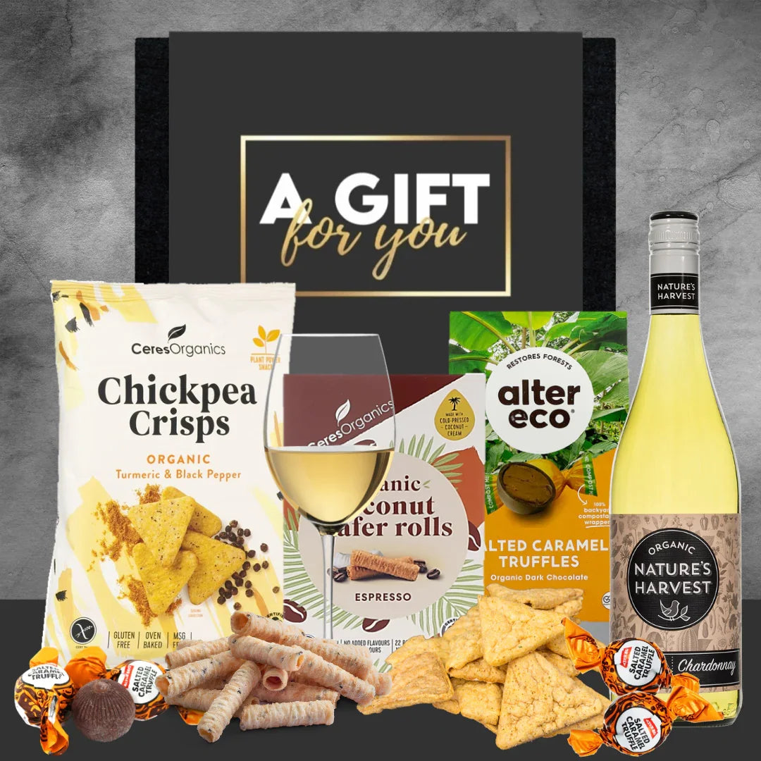 Wine & Gluten Free Food Gift Basket - Tastebuds