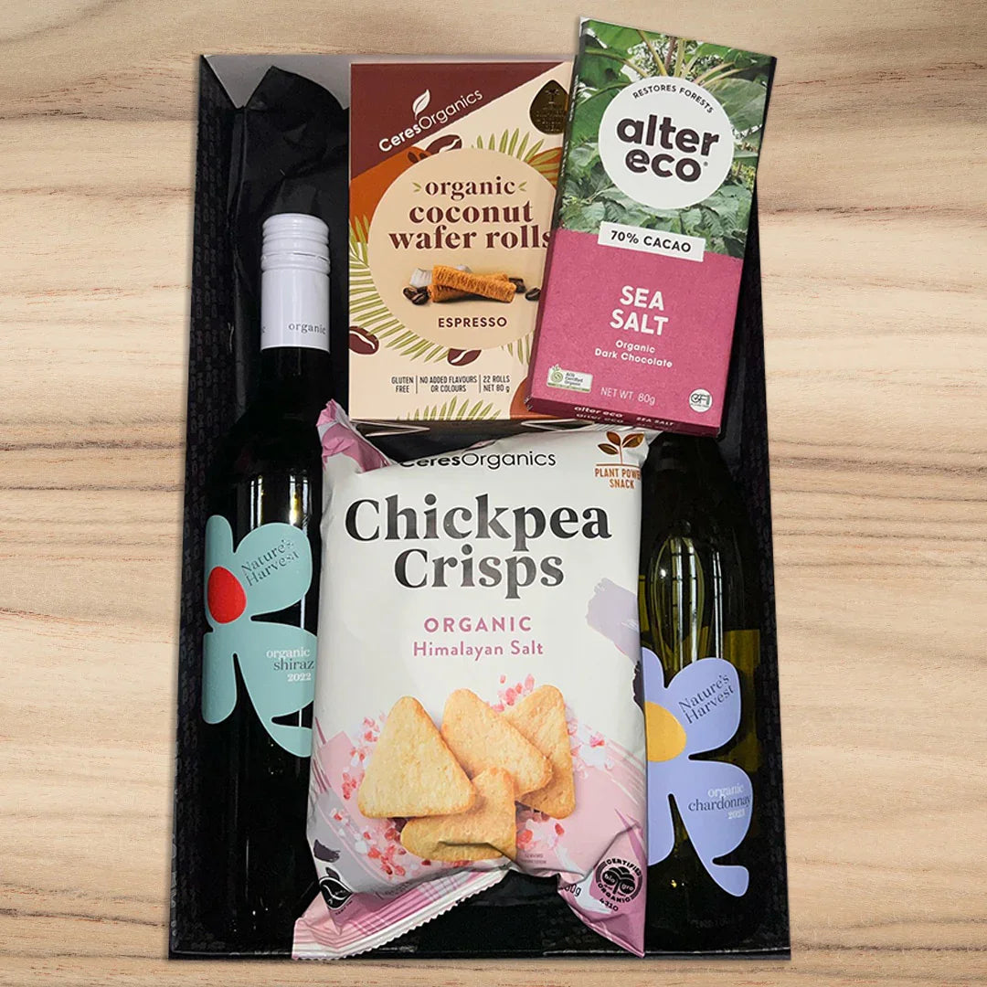 Wine & Gluten Free Food Gift Basket - Tastebuds