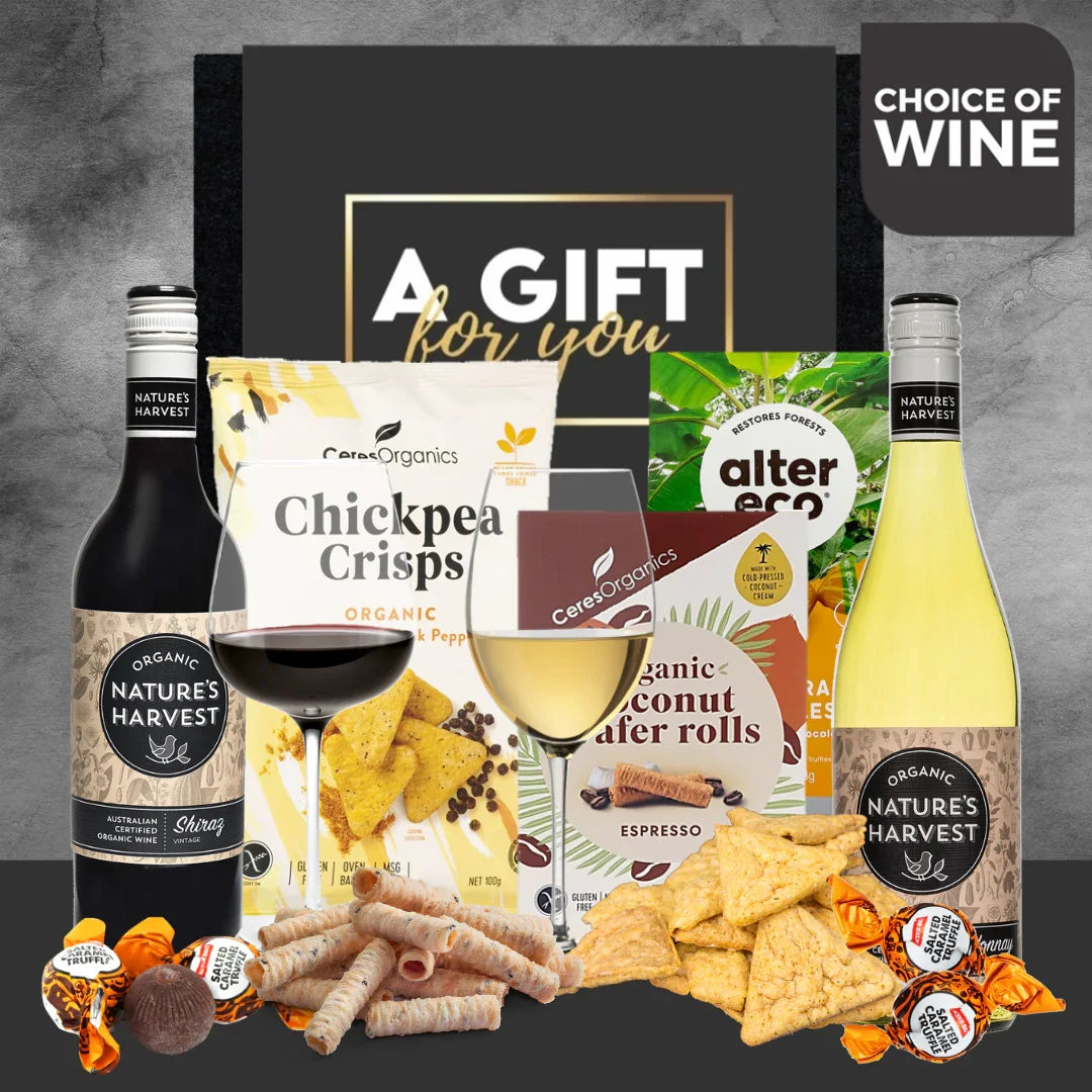 Wine & Gluten Free Food Gift Basket - Tastebuds