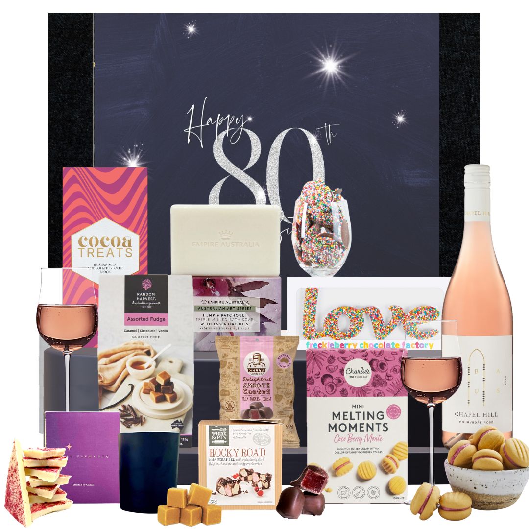 Happy 80th Relax with Rose Hamper