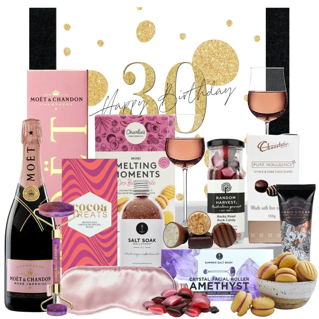 Happy 30th Deluxe Pamper with Moet Rosé Birthday - Tastebuds