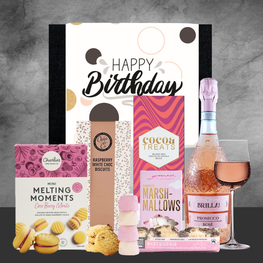 Sparkling Rose Birthday Hamper For Her