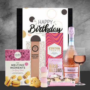 Sparkling Rose Birthday Hamper For Her - Tastebuds