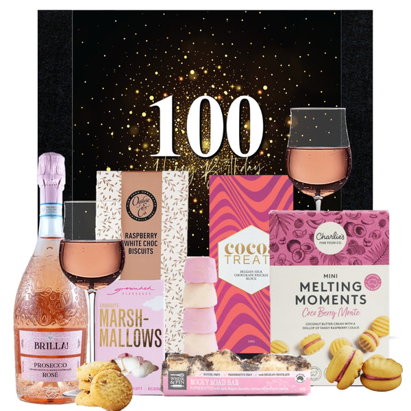 100th Birthdays & Pink Sparkling Hamper