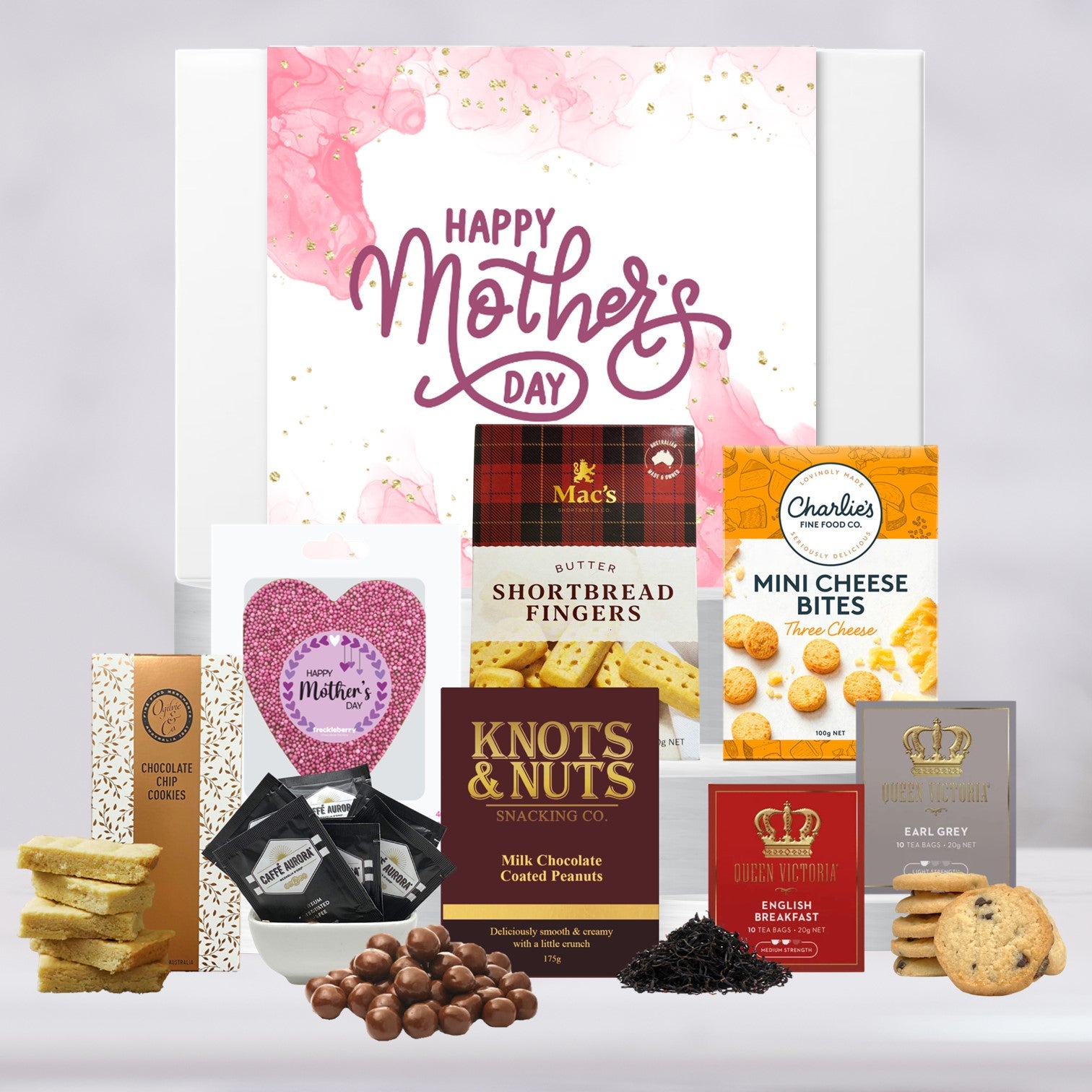 Happy Mother's Day Tea & Bikkies Hamper