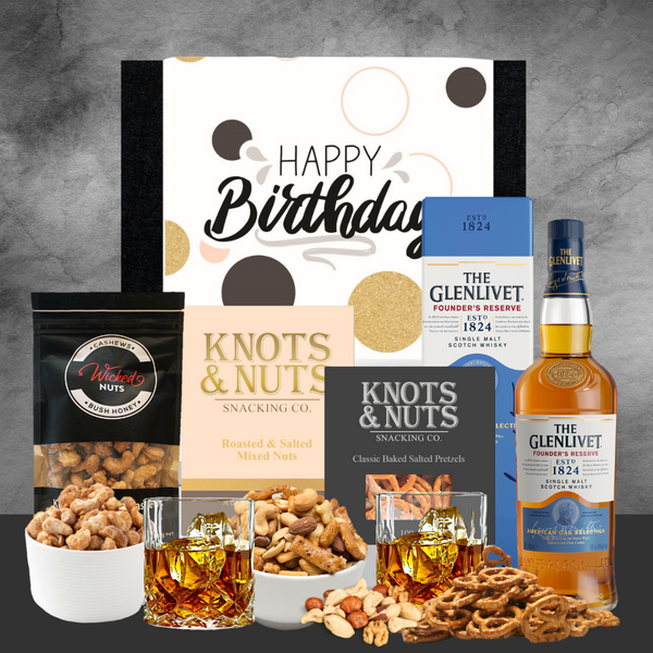 Luxury Whiskey Birthday Hamper For Him