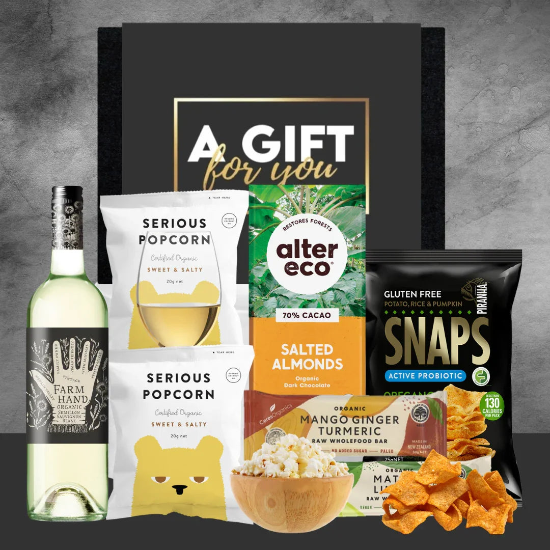 Farm Hand Vegan Wine & Dine Hamper - Tastebuds