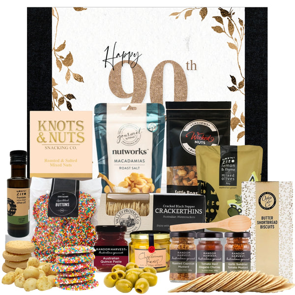 Happy 90th Australian Gourmet Foodie Hamper