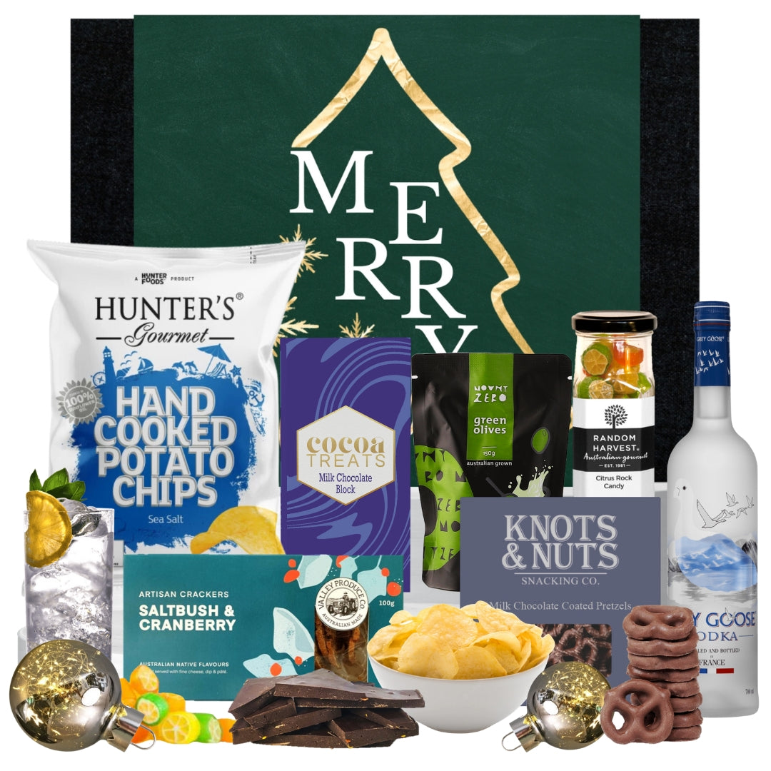 Vodka & Snacks Christmas Hamper