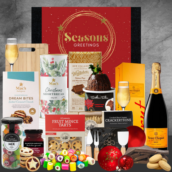 Christmas Hamper With Veuve Champagne - Tastebuds