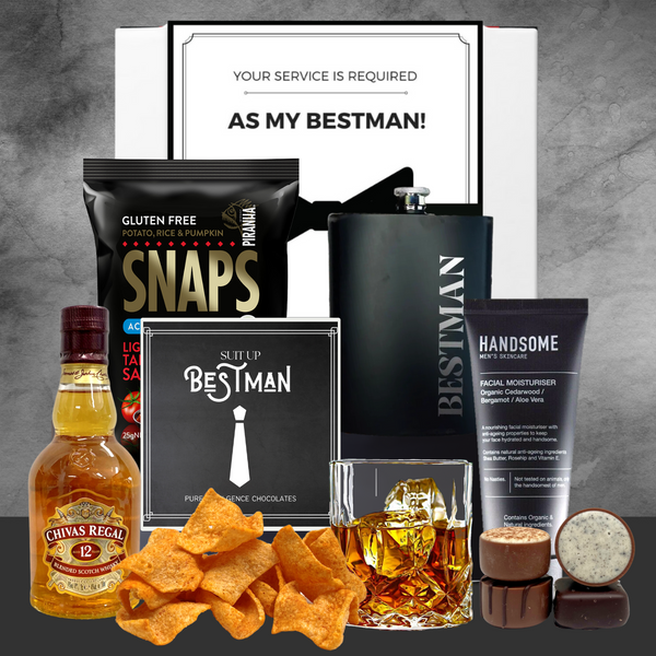 Handsome Best Man & Whisky Hamper