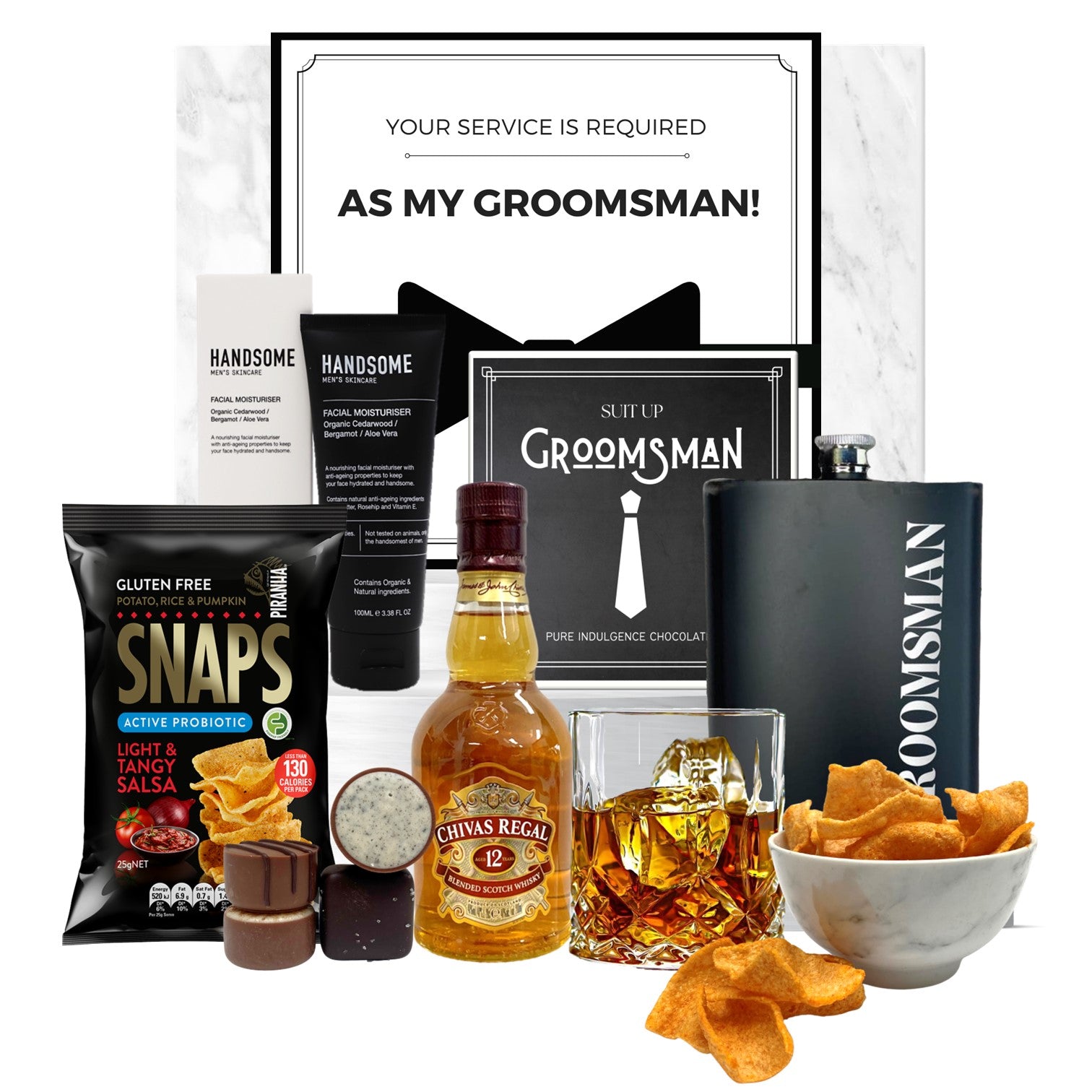 Handsome Groomsman & Whisky Hamper