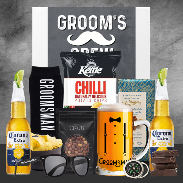 Groom's Crew Beer & Treats Hamper