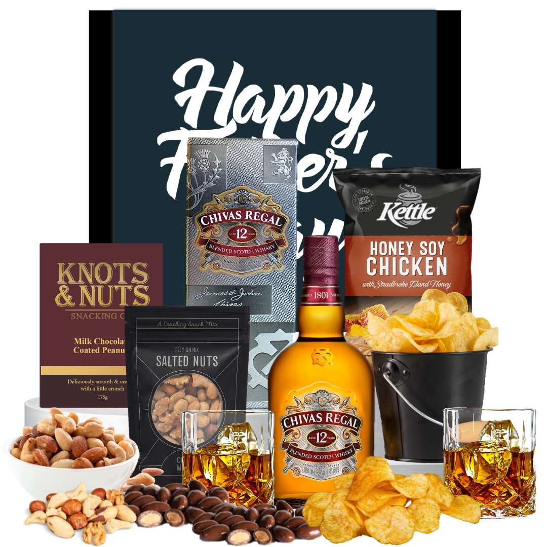 Chivas & Snack Hamper For Dad - Tastebuds