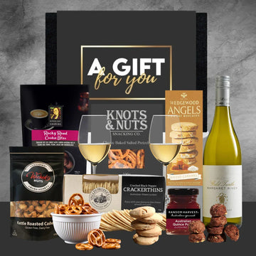 Mad Fish Chardonnay & Nibbles Hamper - Tastebuds
