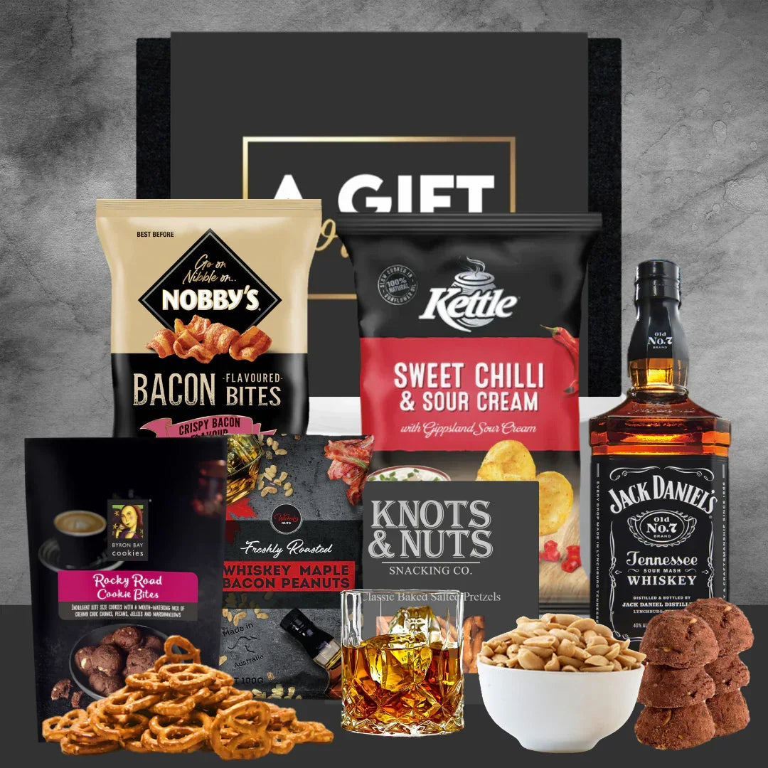 Jack Daniels Whisky Gift Hamper for Guys - Tastebuds