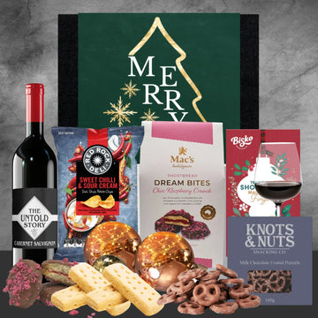 Red Wine Christmas Hamper For Her - Tastebuds
