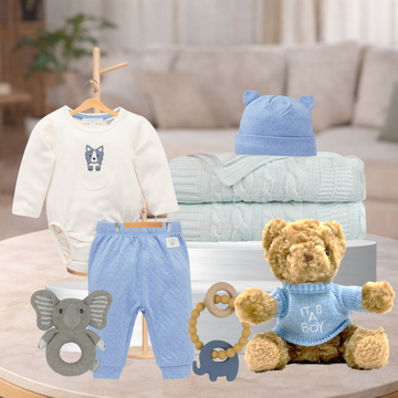 Snuggles Baby Boy Hamper