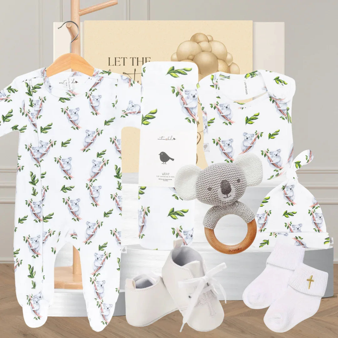 Koala Organic Christening Baby Hamper - Tastebuds