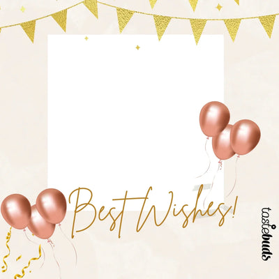 Best Wishes Photo Label