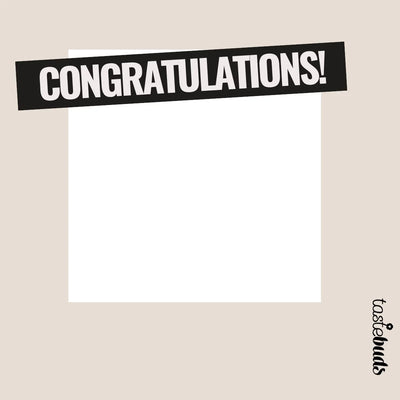 Congratulations Photo Label