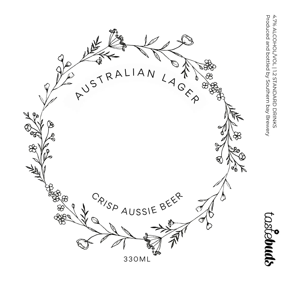 For You Beer Label - Tastebuds