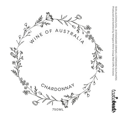 For You Chardonnay Wine Label