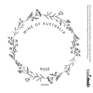 For You Rose Wine Label - Tastebuds