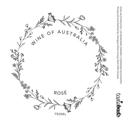 For You Rose Wine Label