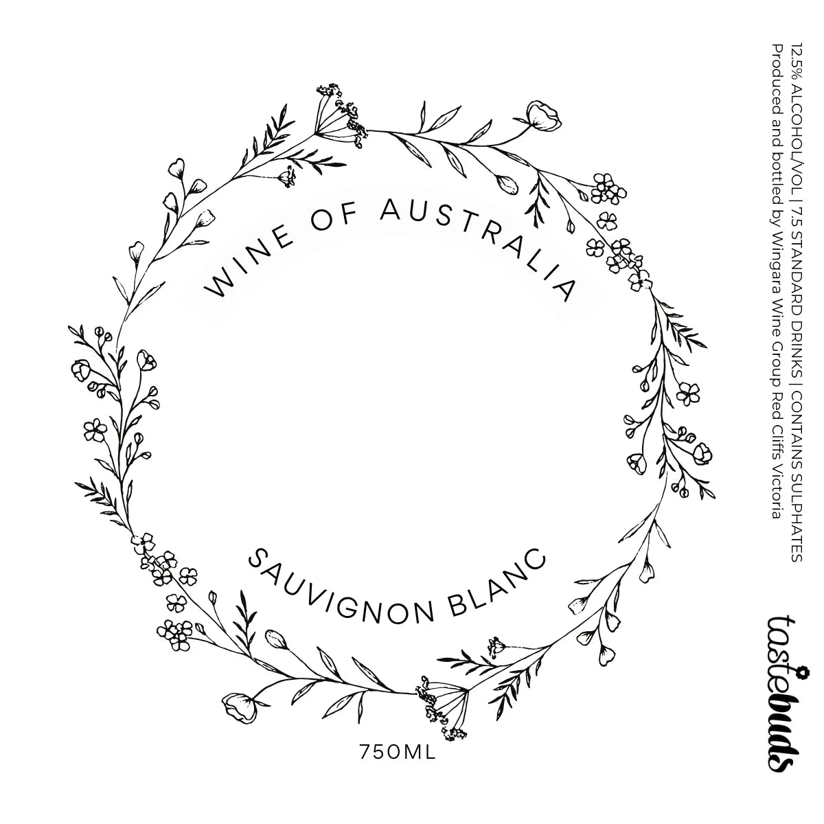 For You Sauvignon Wine Label - Tastebuds