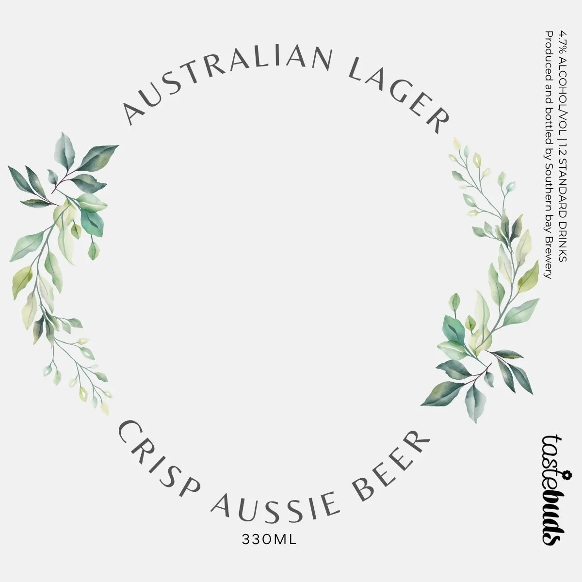 Happy Anniversary Beer Label - Tastebuds