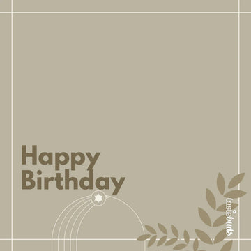 Happy Birthday Photo Label - Tastebuds