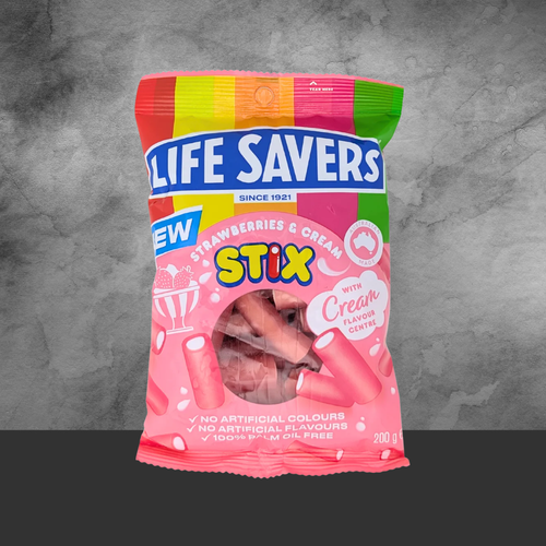 Life Savers Strawberries & Cream Stix 200g