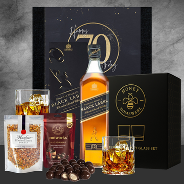 Johnnie Black 70th Birthday Gift Hamper