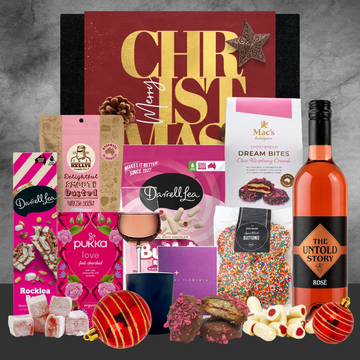 Rose Wine Christmas Hamper For Her