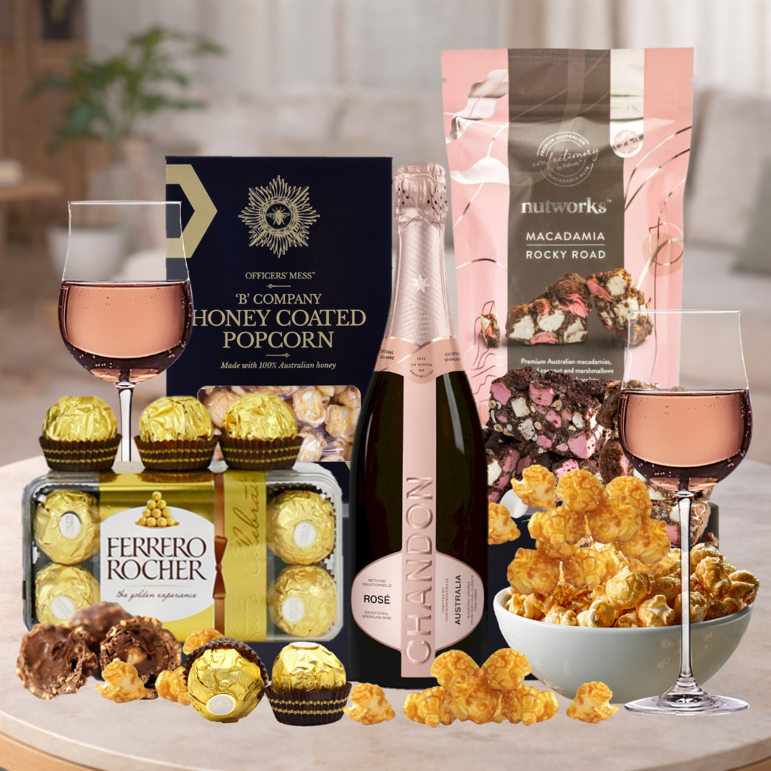 Chandon Rose With Ferrero Hamper