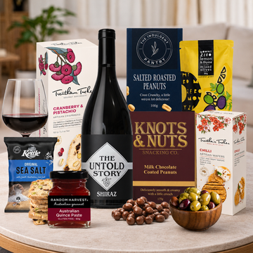 Shiraz & Snack Gift Hamper for Him