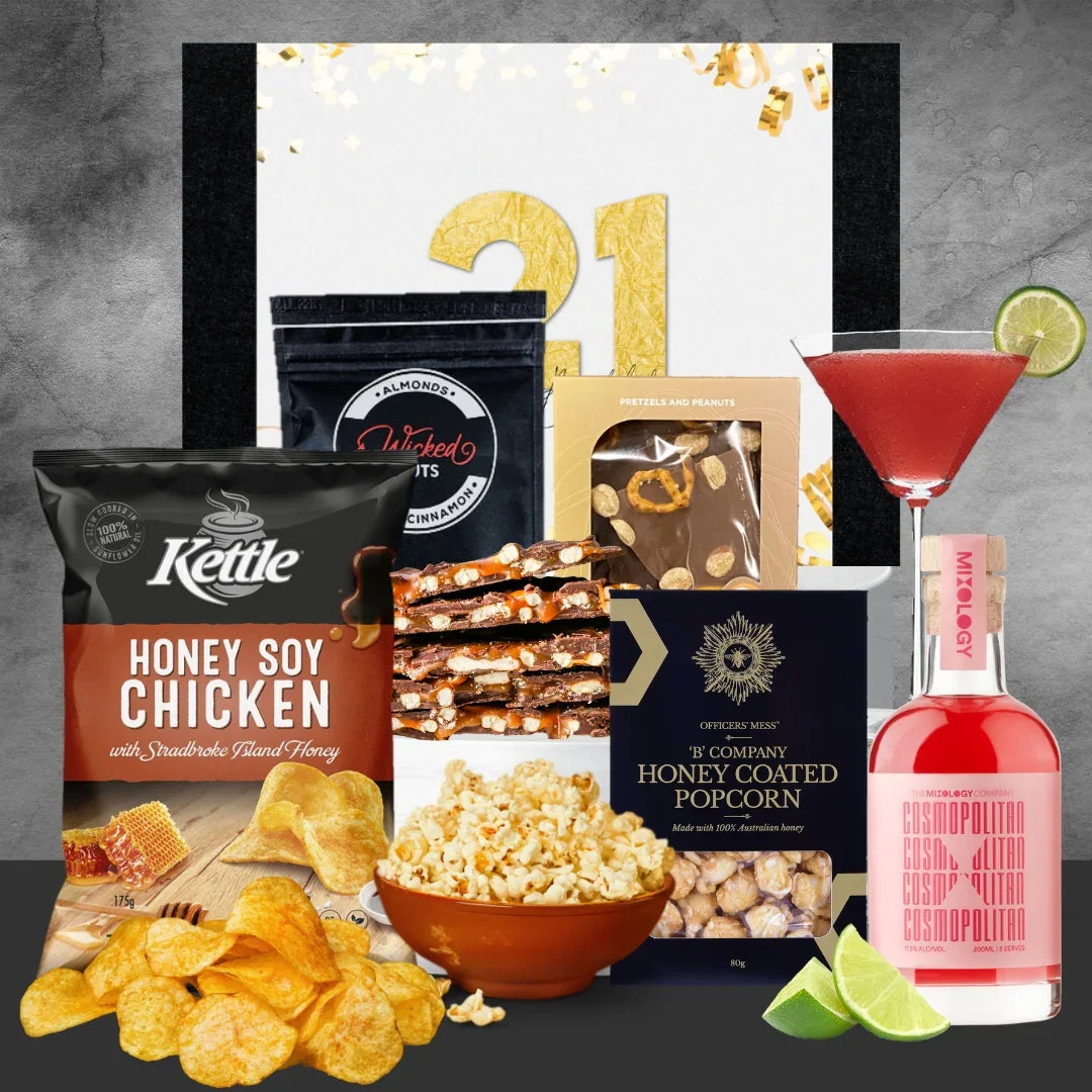 Happy 21st Cocktail Choice Hamper - Tastebuds