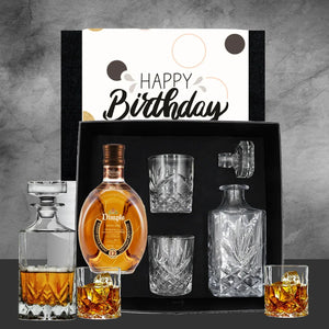 Dimple Whiskey & Decanter Birthday Hamper - Tastebuds