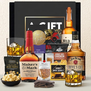 Bourbon Whisky Gift Hamper for Men