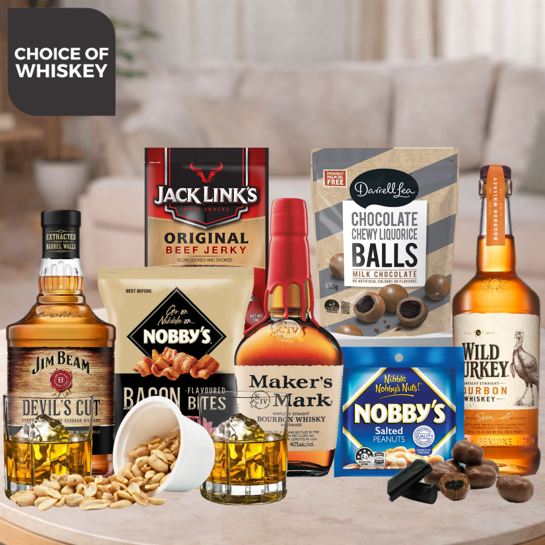 Bourbon Whisky Gift Hamper for Men
