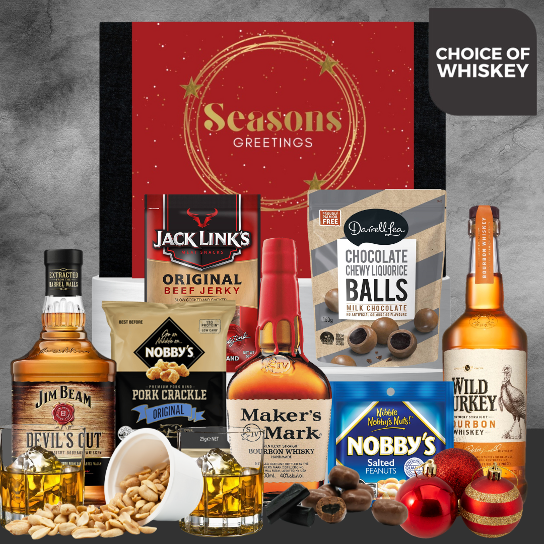 Christmas Bourbon Choice Hamper - Tastebuds